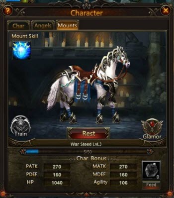 Mounts Systems League Of Angels Official Site