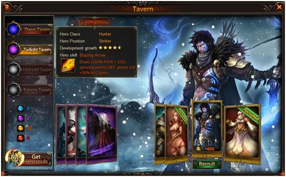 League of Angels Hero Tavern