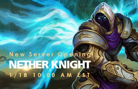 League of Angels New Server Nether Knight