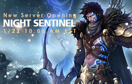 League of Angels New Server Night Sentinel