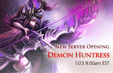 League of Angels New Server Demon Huntress