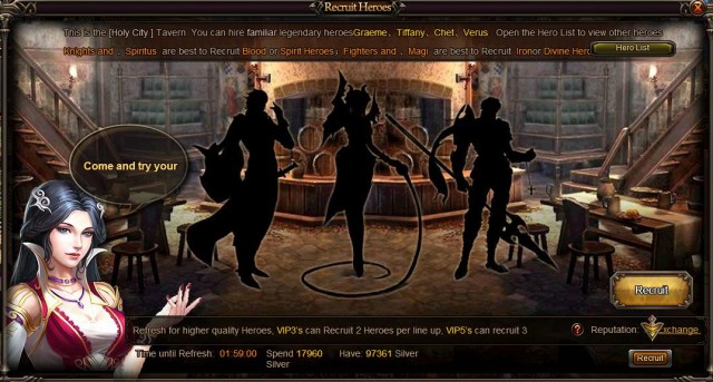 Knight's Fable_hero recruiment Knight's Fable_hero recruiment