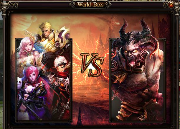 Knight's Fable world boss Knight's Fable world boss